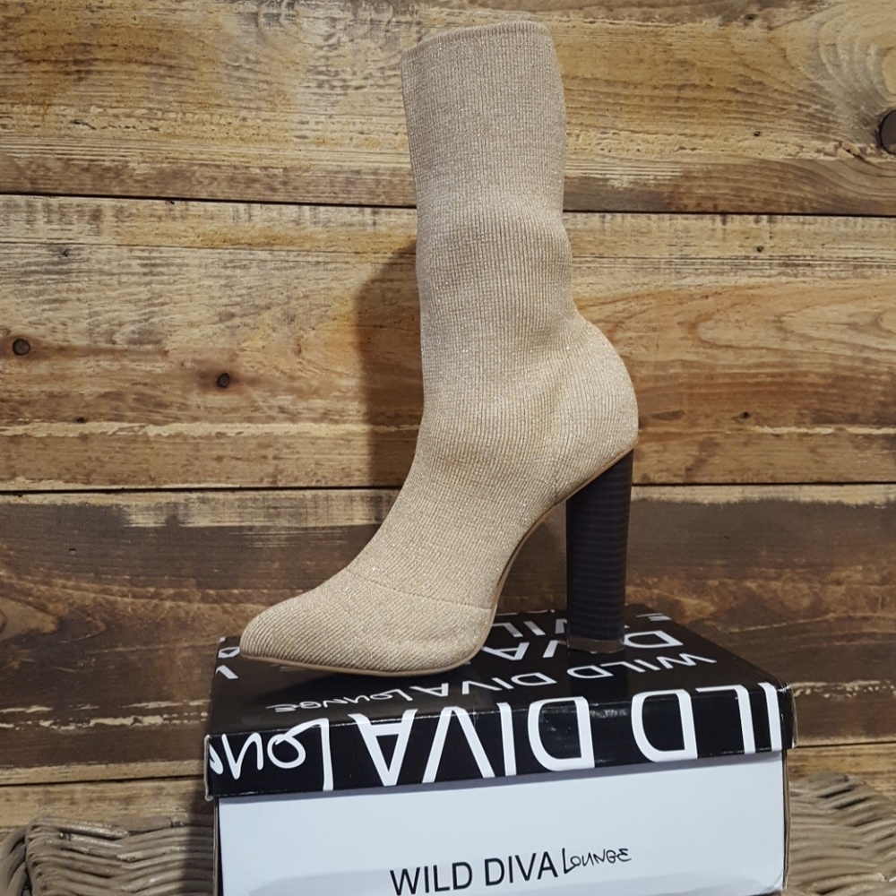 Emmaline nstural knit mid-calf boots